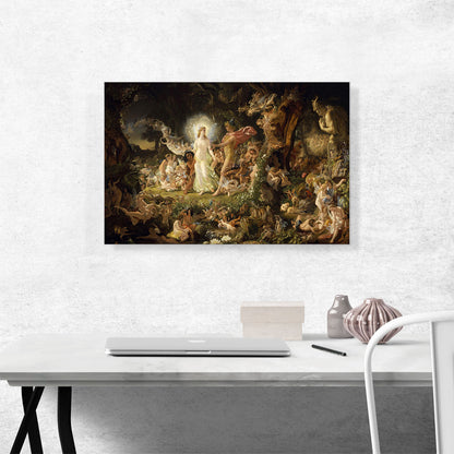 The Quarrel Of Oberon And Titania 1849