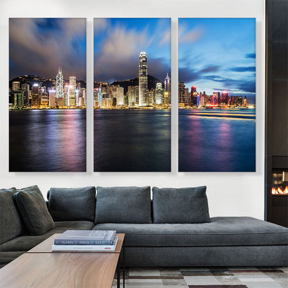 Hong Kong China Blue