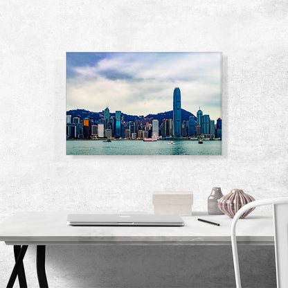 Hong Kong China Skyline