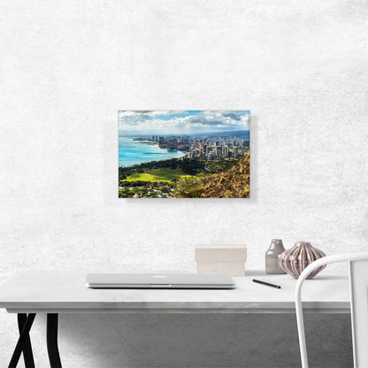Honolulu Hawaii Beach Skyline