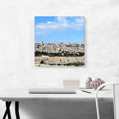 Jerusalem Israel Skyline Square