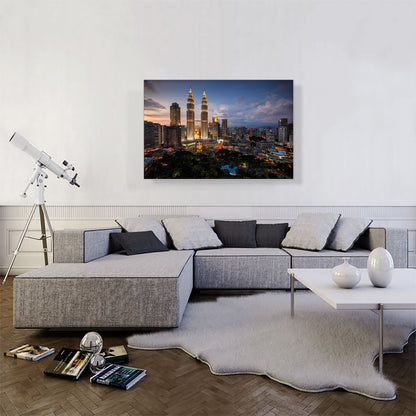 Kuala Lumpur Malaysia Skyline