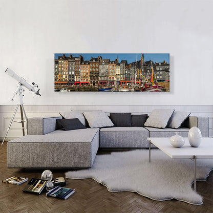 Honfleur, City on the Northern Coast of France, Boat Port