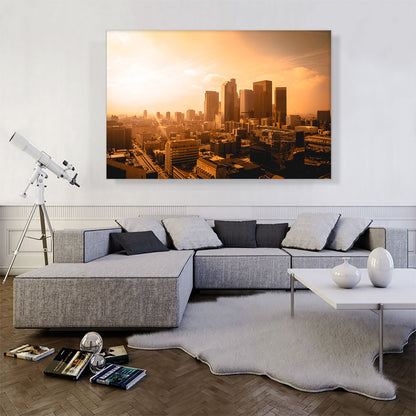 Los Angeles California Glowing Sunset