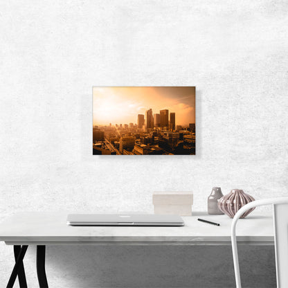 Los Angeles California Glowing Sunset