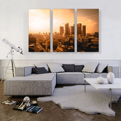 Los Angeles California Glowing Sunset