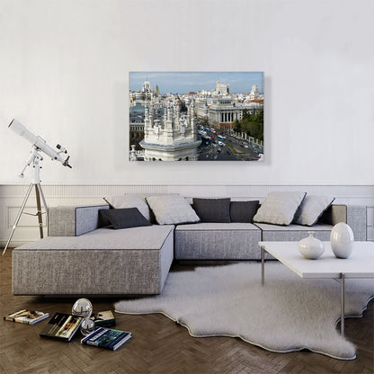 Madrid Spain Skyline