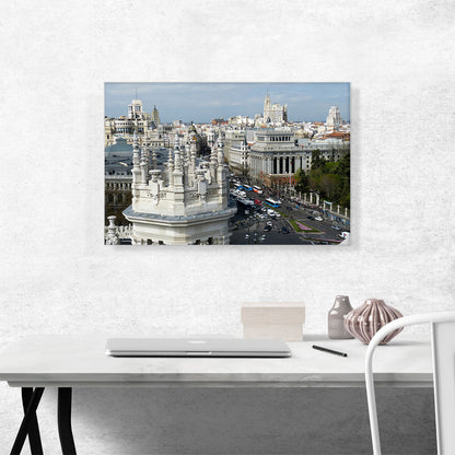 Madrid Spain Skyline