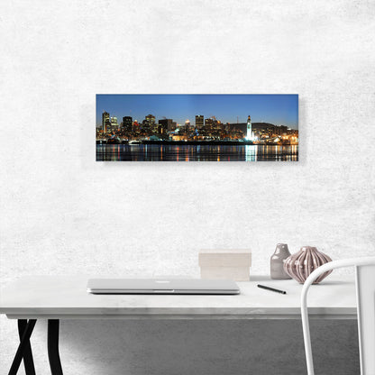 Montreal Canada Skyline at the Docks