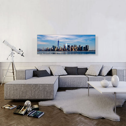 New York Winter Skyline Panoramic