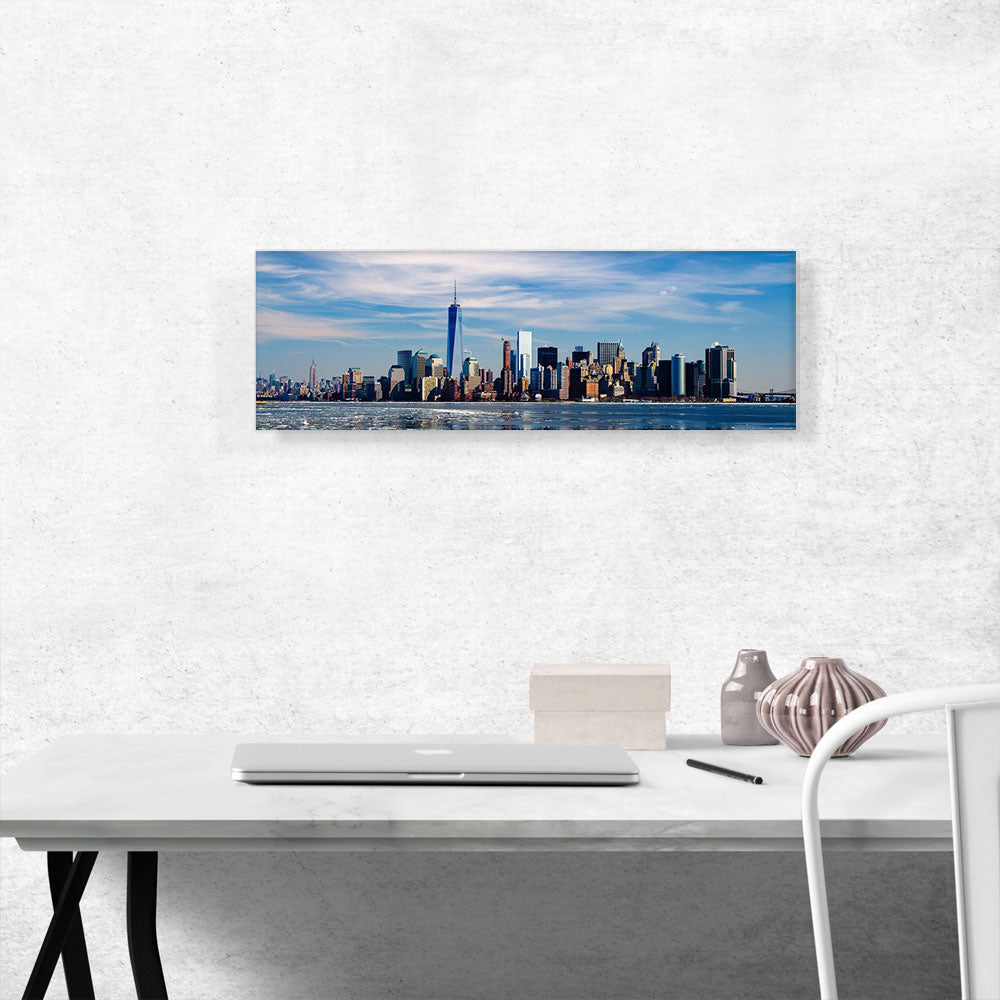 New York Winter Skyline Panoramic