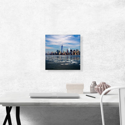 New York Winter Skyline Square