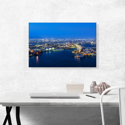 Osaka Japan Blue Skyline