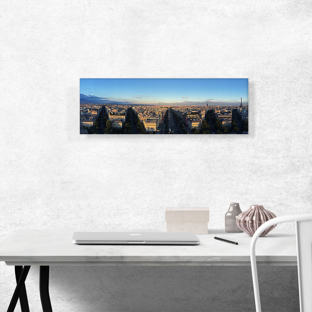 Paris France Five Roads Skyline