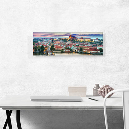 Prague Czech Republic Charles Bridge Panoramic
