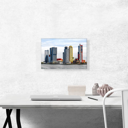 Rotterdam Netherlands Skyline