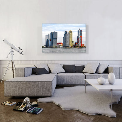 Rotterdam Netherlands Skyline