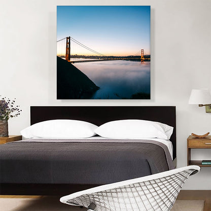 San Francisco Golden Gate Bridge in the Sky