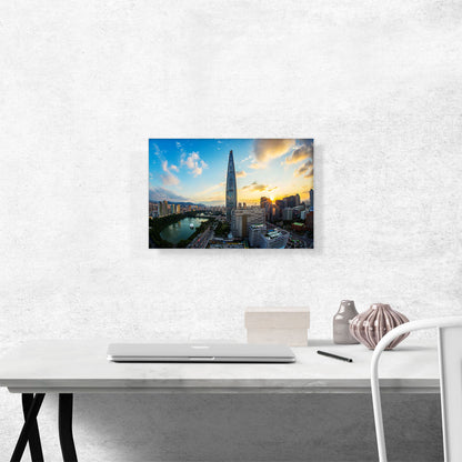 Seoul South Korea Lotte World Tower Skyline