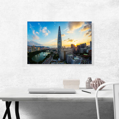 Seoul South Korea Lotte World Tower Skyline
