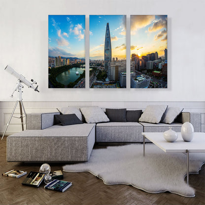 Seoul South Korea Lotte World Tower Skyline