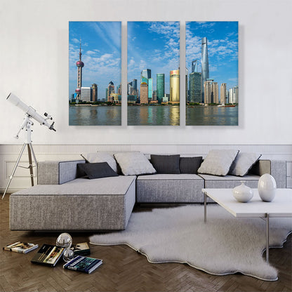 Shanghai China Skyline