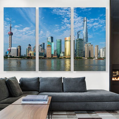 Shanghai China Skyline