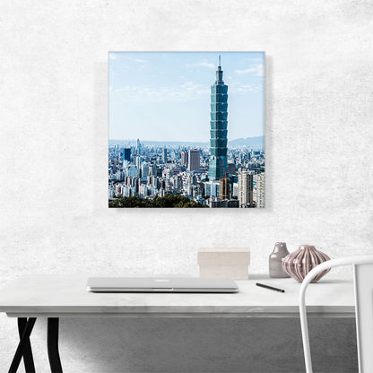 Taipei Taiwan Skyline Square