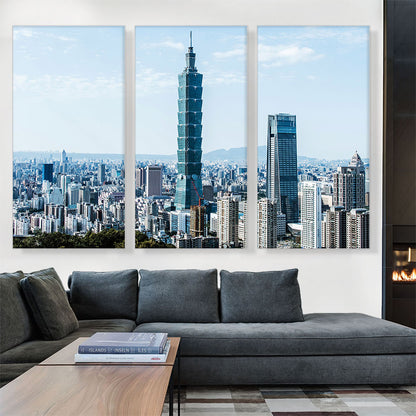 Taipei Taiwan Skyline
