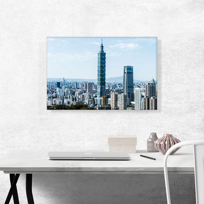 Taipei Taiwan Skyline