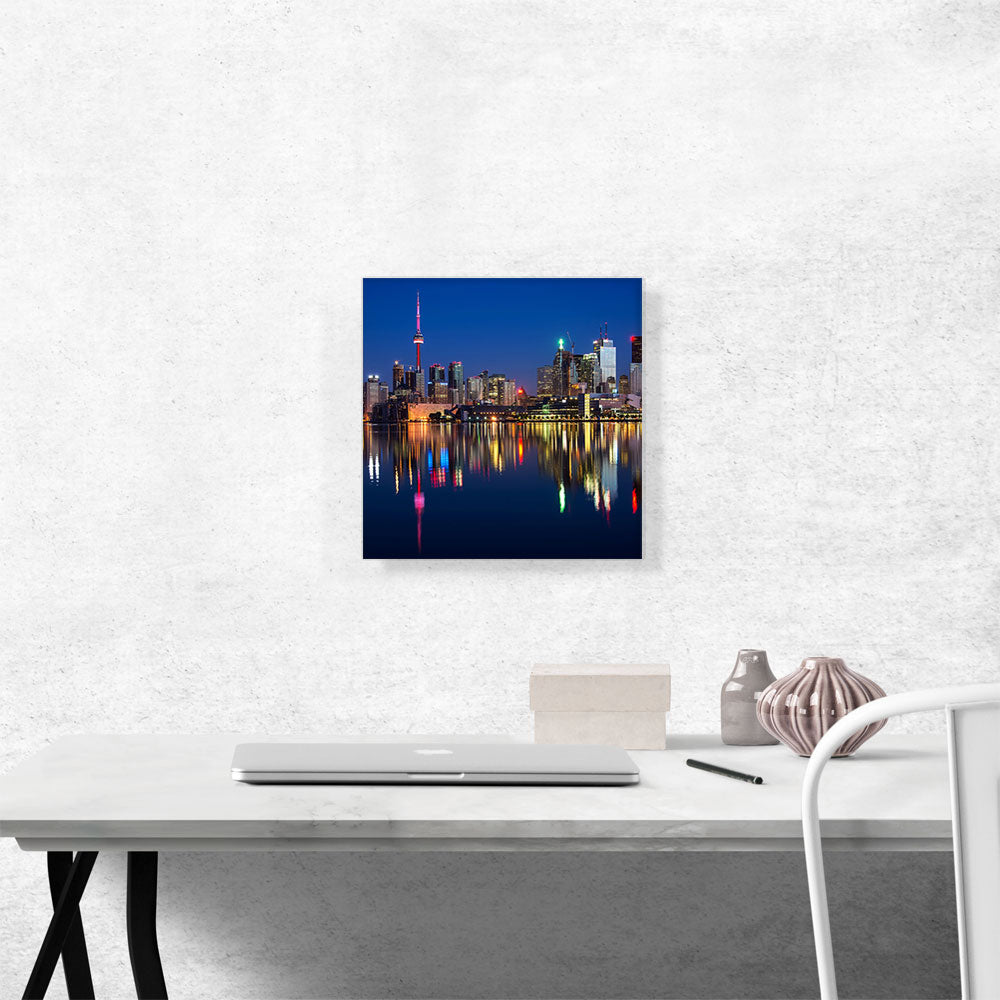 Toronto Canada Skyline Night View Square