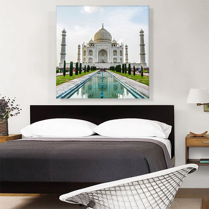 Taj Mahal Palace in Agra India Square