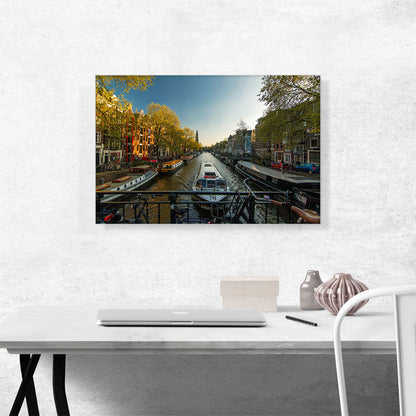 Canal of Amsterdam Netherlands