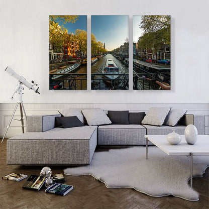 Canal of Amsterdam Netherlands