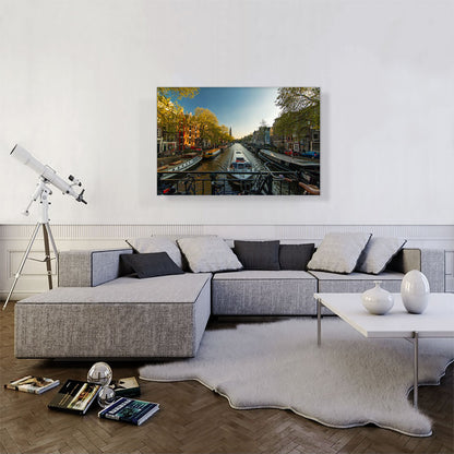 Canal of Amsterdam Netherlands