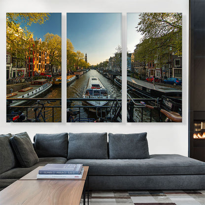 Canal of Amsterdam Netherlands