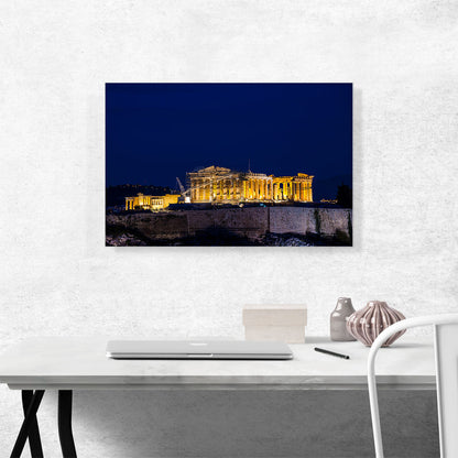 Parthenon Athens Greece at Night