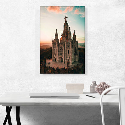 Church of the Sacred Heart in Barcelona Spain