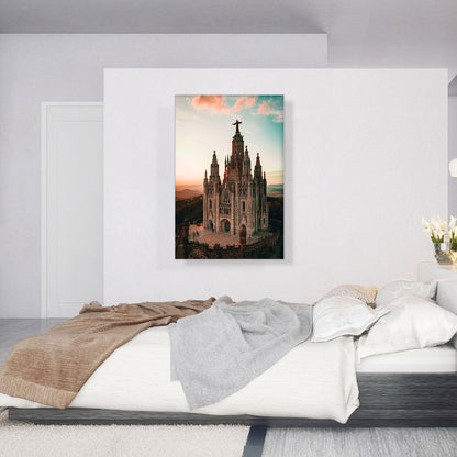 Church of the Sacred Heart in Barcelona Spain