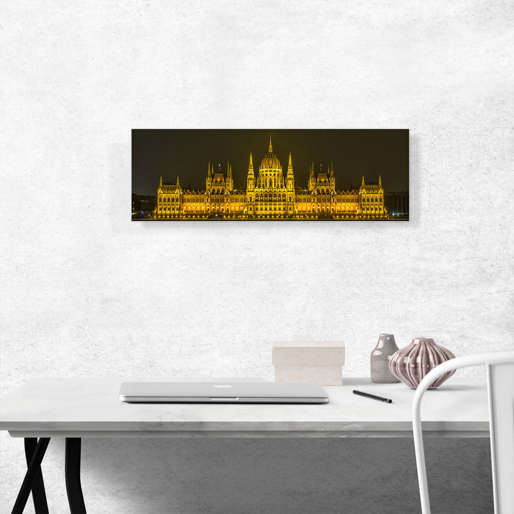 Hungarian Parliament Building Budapest Hungary Panoramic