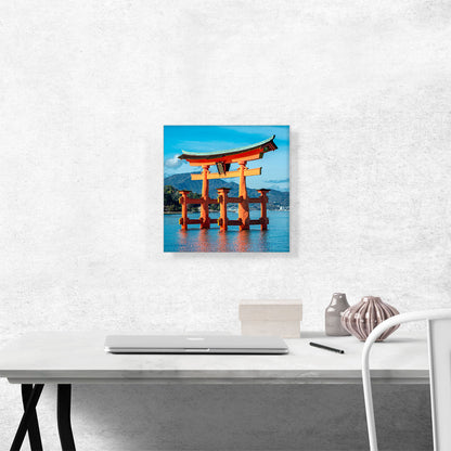 Itsukushima Shrine Tori Gate, Japan, Square