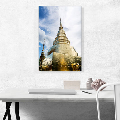 Wat Phra Singh Buddhist Temple in Chiang Mai Thailand