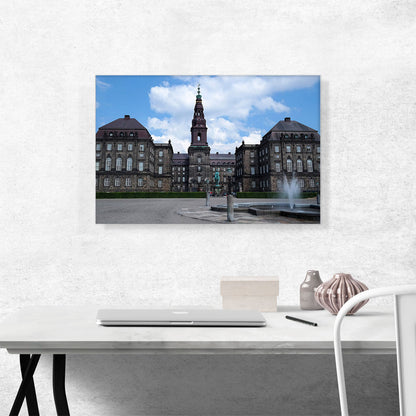 Christiansborg Castle Danish Parliament Copenhagen Denmark