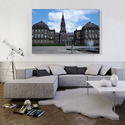 Christiansborg Castle Danish Parliament Copenhagen Denmark