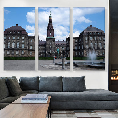 Christiansborg Castle Danish Parliament Copenhagen Denmark