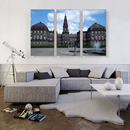 Christiansborg Castle Danish Parliament Copenhagen Denmark