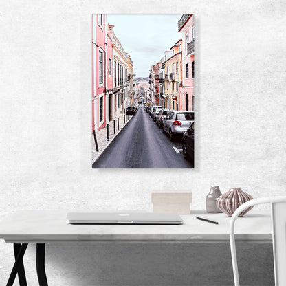 Downhill Street Lisboa Portugal