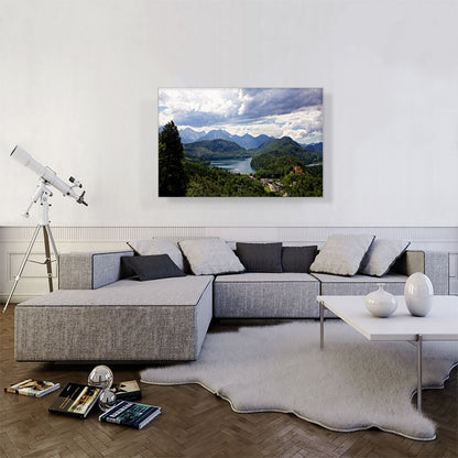 Mountains and Forest in Munich Germany