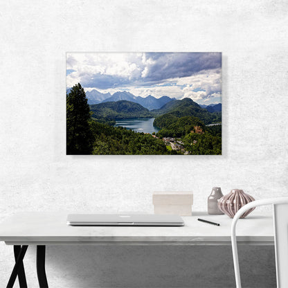 Mountains and Forest in Munich Germany