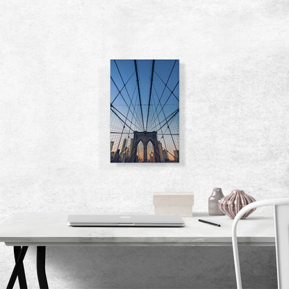 Geometry of Brooklyn Bridge New York